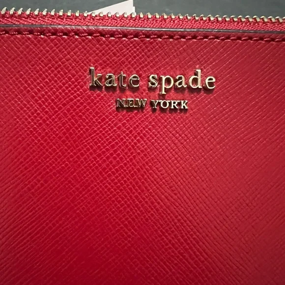 Kate Spade Red Wristlet NWTs - Picture 9 of 10